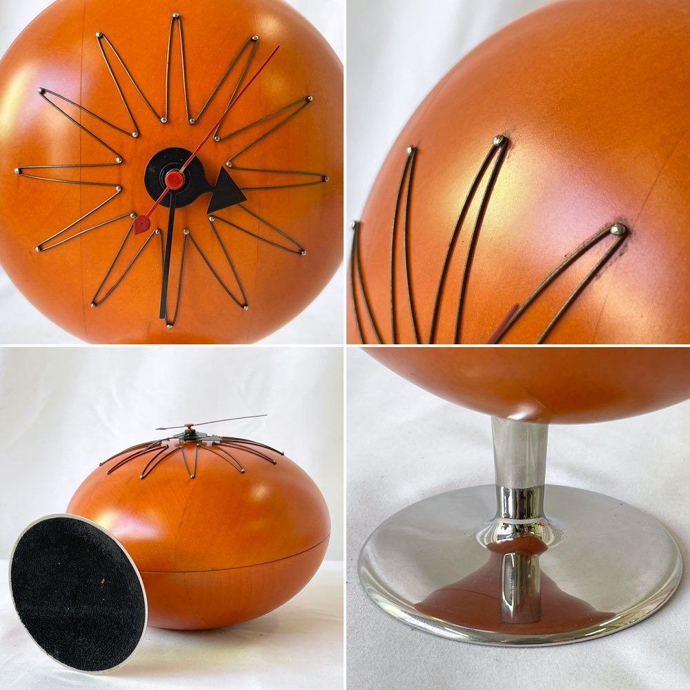 ヴィトラ vitra ピルクロック PILL Clock 置時計 卓上時計 ミッドセンチュリー ジョージネルソン George Nelson 廃番 希少 ◇