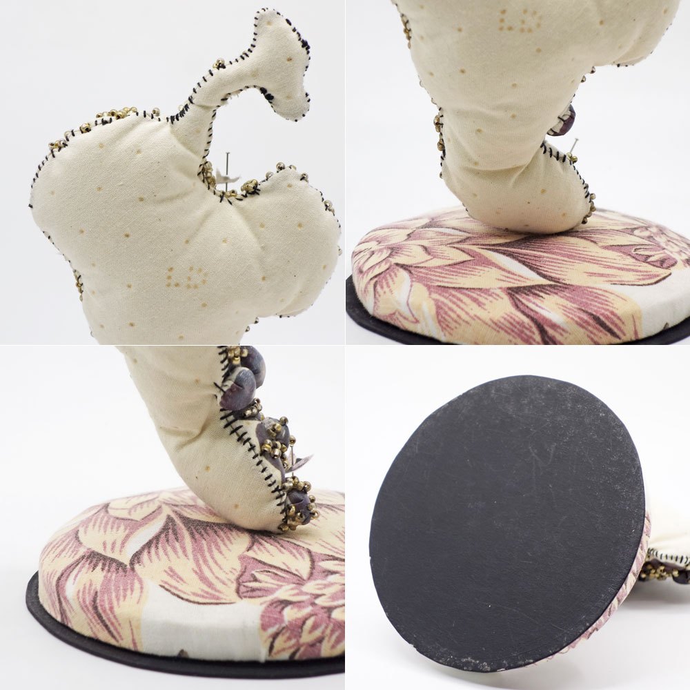 リンディ・ドゥルト Lyndie Dourthe ガラスドーム アートオブジェ ぶどう H20.5cm H.P.FRANCE取扱 ●