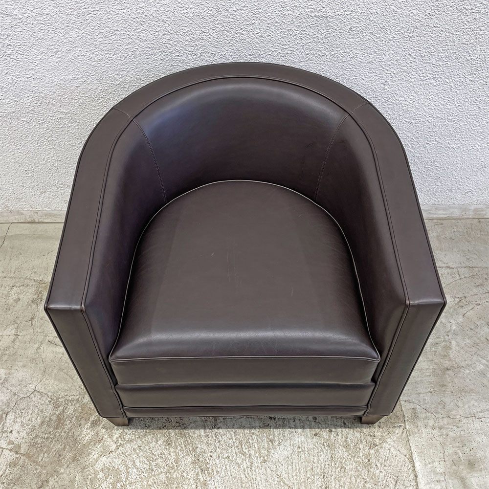 カッシーナイクスシー Cassina ixc. ノルマンディドゥー NORMANDIE II 総本革 ラウンジチェア フィリップ・ユーレル Philippe Hurel アームチェア 1P ソファ 参考価格60.5～67.1万 〓