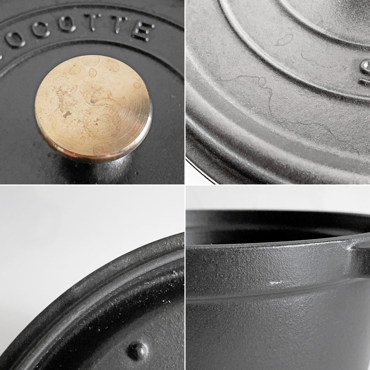 ストウブ STAUB ピコ ココット ラウンド 両手鍋 ブラック 24cm 鋳物 キャセロール ガス オーブン IH対応 フランス ■