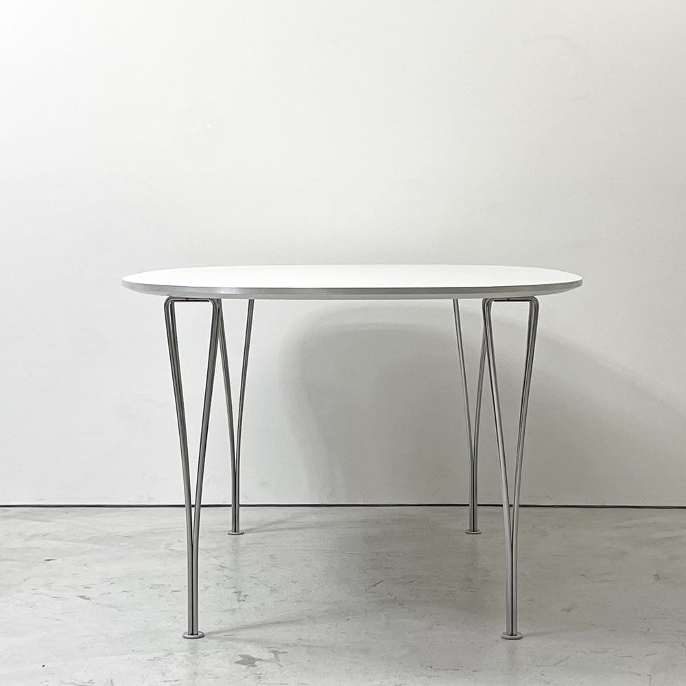 フリッツハンセン Fritz Hansen Bテーブル スーパー楕円テーブル ダイニングテーブル ピート・ハイン ブルーノ・マットソン アルネ・ヤコブセン デンマーク 北欧家具 ●