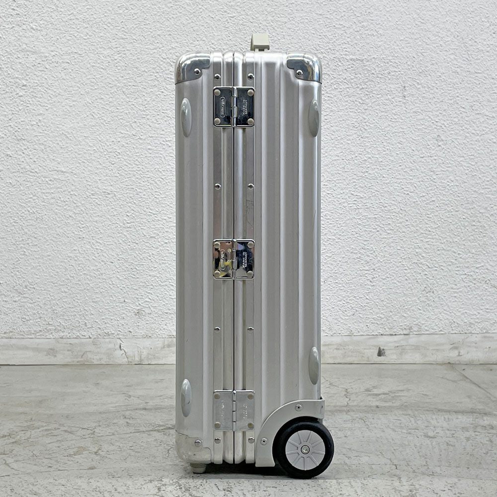 リモワ RIMOWA クラシックフライトキャビンS Classic Flight Cabin 35L 2輪 TSAロックなし シルバー アルミ製キャリーケース スーツケース ドイツ 廃番 〓