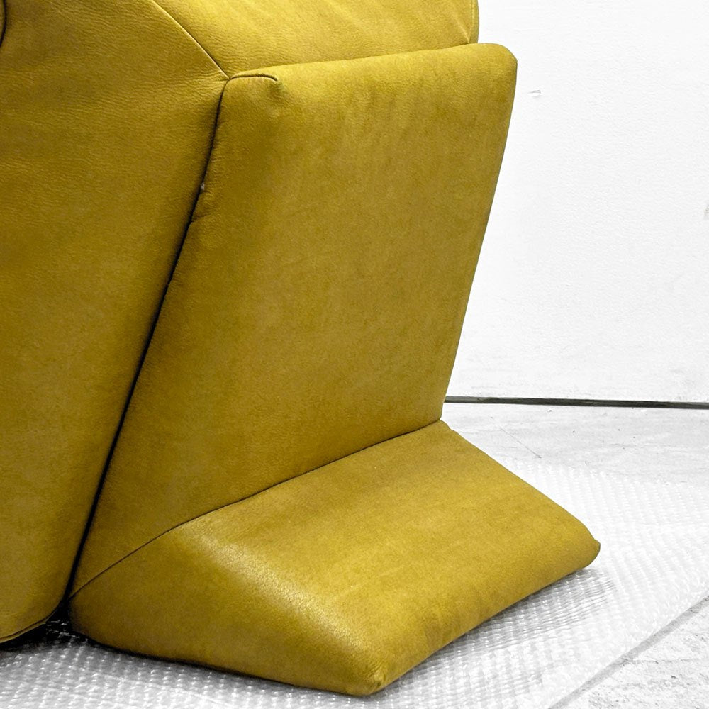 リラックスフォーム RELAX FORM アルフレード ALFREDO ソファ 背クッション 置き型クッション オリーブガーデン レザーテックス 関家具 ハイタイプ H52cm 展示品 ●