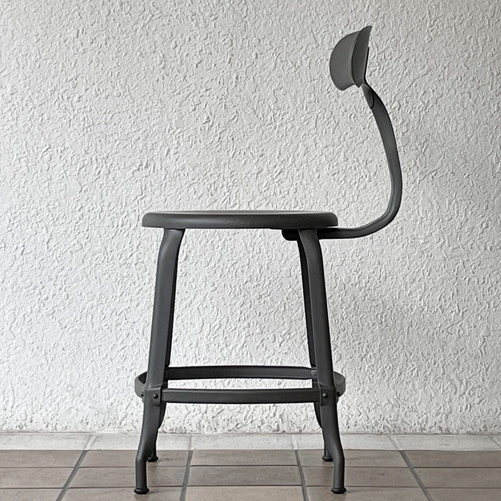 フェールトラヴァイユ FER TRAVAIL ニコルチェア NICOLLE Chair SH45cm ダイニングチェア スチール マットクリア仕上げ 別注モデル インダストリアル フランス ◇