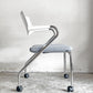 ヴィトラ vitra ビザロール Visaroll デスクチェア ミーティングチェア グレー系 ファブリック キャスターベース スタッキング アントニオ・チッテリオ A ■