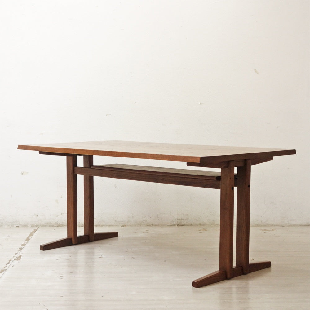 エーフラット a.flat モク ダイニングテーブル アッシュ無垢材 W150×D85×H67cm リビングダイニング 廃番モデル アジアンモダン ●