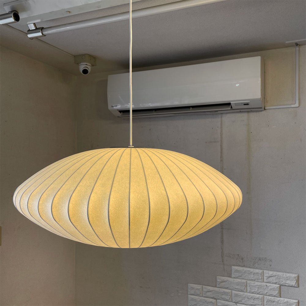 ハーマンミラー Herman Miller バブルランプ NELSON BUBBLE LAMP ソーサーペンダント SAUCER PENDANT M Φ63cm ジョージ・ネルソン 定価￥121,000- ◎