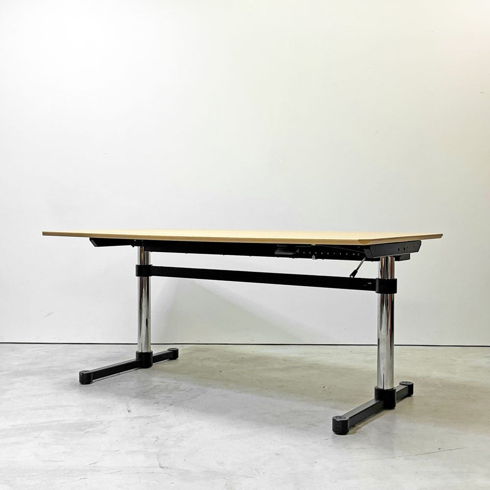 ユーエスエムハラー USMハラー USM Haller モジュラーファニチャー キトスM KITOS M デスク オーク材天板 昇降機能付き スイス ●