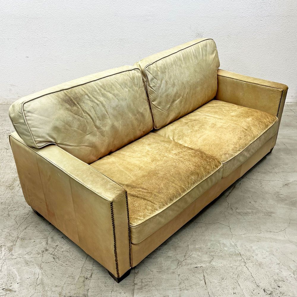ハロ HALO ニューカウントヘンリー 2Pソファ NEW COUNT HENRY 2P SOFA インダストリアル ASPULND取扱 定価 \385,000- ●