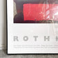 マーク・ロスコ Mark Rothko 展覧会ポスター Walker Art Center 1983 額装品 ビンテージ アメリカ ■