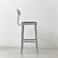 リオン LYON ファクトリー チェア FACTORY CHAIR カウンターチェア グレー バックレスト クッション PVCレザー 座面高69cm パシフィックファニチャーサービス P.F.S取り扱い C ●