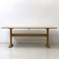 飛騨産業 HIDA クレセント 侭 ジン ダイニングテーブル オーク無垢材 ナラ W190cm 国産家具 ●