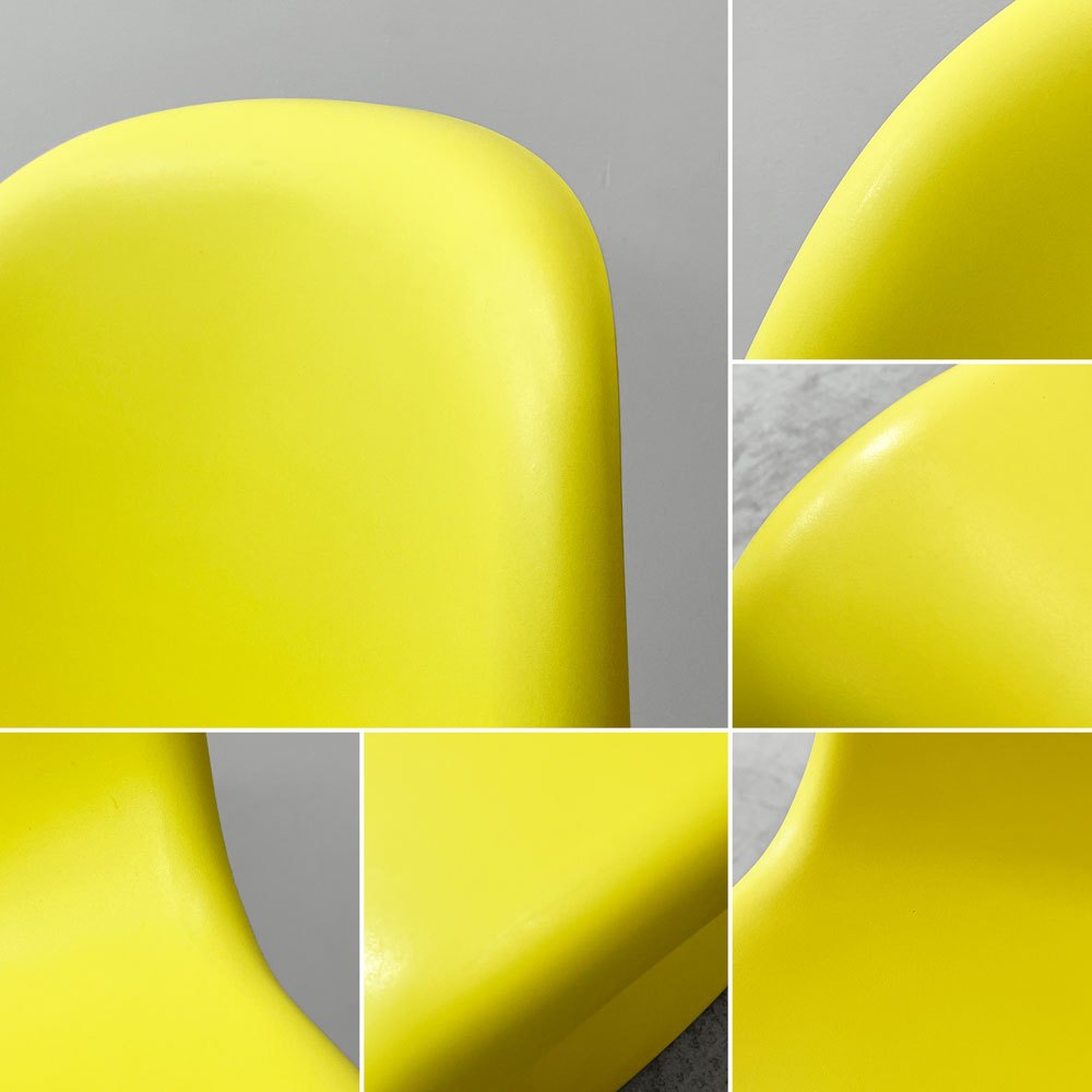 ヴィトラ vitra パントンチェア Panton Chair イエロー 廃盤カラー ヴェルナー・パントン ミッドセンチュリー スペースエイジ C ●
