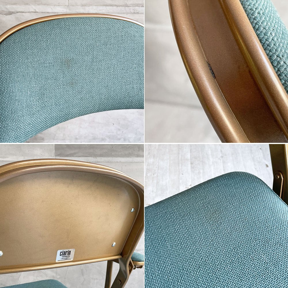 クラリン CLARIN フォールディングアームチェア FOLDING CHAIR WITH ARM フルクッション 折畳み US 米国 P.F.S.取扱 ♪