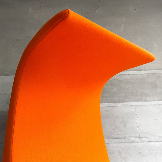 ヴィトラ vitra アムーべ ハイバック AMOEBE HIGHBACK ラウンジチェア 1人掛け ソファ オレンジ ヴェルナー・パントン Verner Panton スペースエイジ 定価￥424,600- ♪