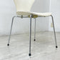 フリッツハンセン Fritz Hansen セブンチェア ホワイト ラッカー仕上げ アルネ・ヤコブセン スタッキングチェア 北欧 デンマーク B ●