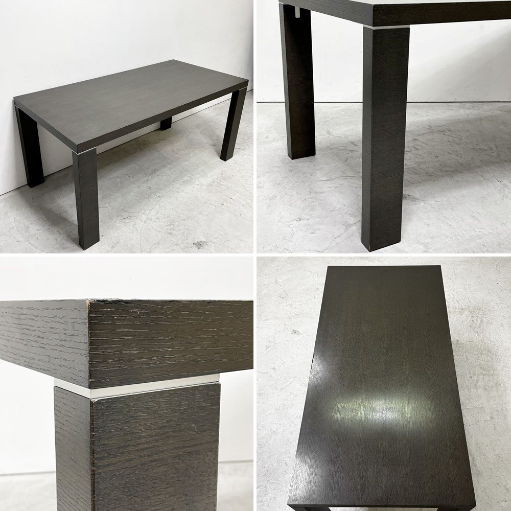 リーンロゼ ligne roset ロゼデディカート ROSETDEDICATO ダイニングテーブル W160cm ディジェ・ゴメズ ウォールナット ウレタン塗装 定価￥478,500- ●