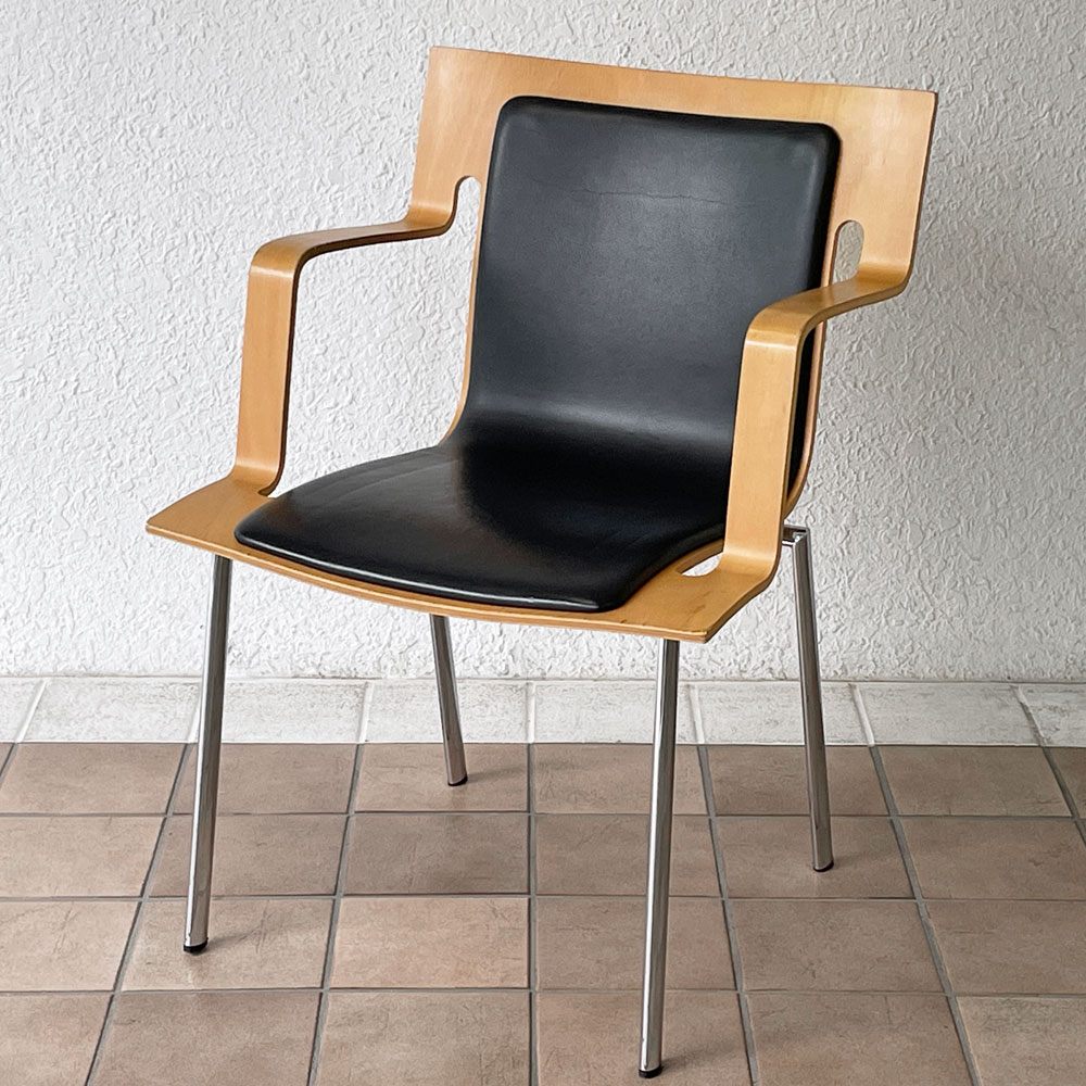 ラムホルツ LAMMHULTS コーパス アームチェア Corpus Armchair プライウッド アームチェア バーチ材 スタッキング スウェーデン 北欧家具 A ◇