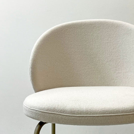 ボーコンセプト BoConcept プリンストン Princeton ダイニングチェア ベージュ ファブリック メタル脚 マットアッシュグレーラッカー仕上げ B ●