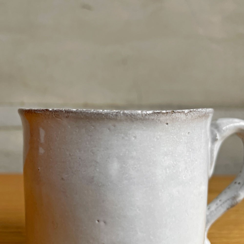 アスティエ・ド・ヴィラット Astier de Villatte コルベール Colbert コーヒーカップ H7.5cm フランス 陶器 定価￥22,770- B ♪