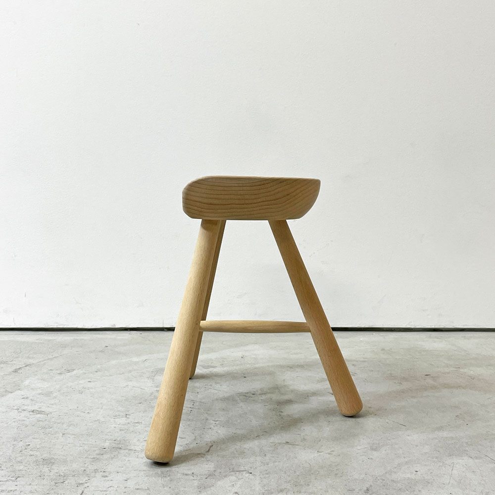 ワーナー Werner シューメーカーチェア Shoemaker Chair NO.27 スツール キッズチェア ビーチ材 ラーズ・ワーナー デンマーク 北欧家具 美品 ●
