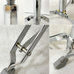 ダルトン DULTON X2 ビートスツール BEAT STOOL 回転式 無段階高さ調節 スチール クローム 折り畳み 廃番 B ●
