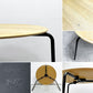 エンゲルブレヒト Engelbrechts ケヴィ KEVI 2010 ダイニングテーブル オーク材 プライウッド カフェテーブル 70cm 3本脚 ヨルゲン・ラスムッセン デンマーク 未使用品 B ●