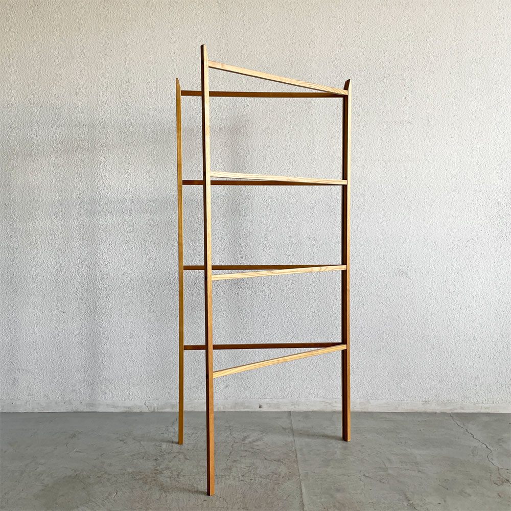 井藤昌志 IFUJI タオルラック L ハンガーラック ナラ材 W75 x H160cm シェーカー家具 受注生産品 現代作家 定価￥99,000- 〓
