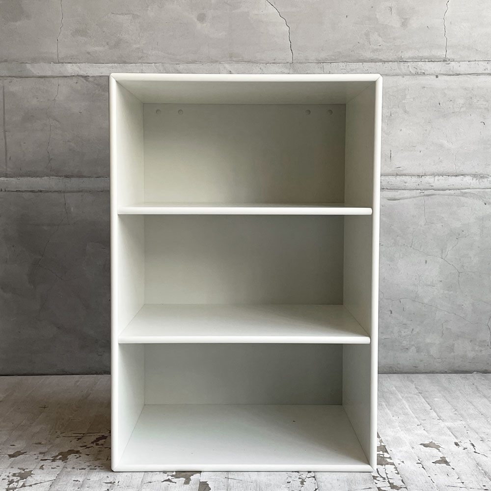 モンタナ MONTANA システムシェルフユニット SYSTEM SHELF UNIT 3段 オープンシェルフ ホワイト デンマーク ♪