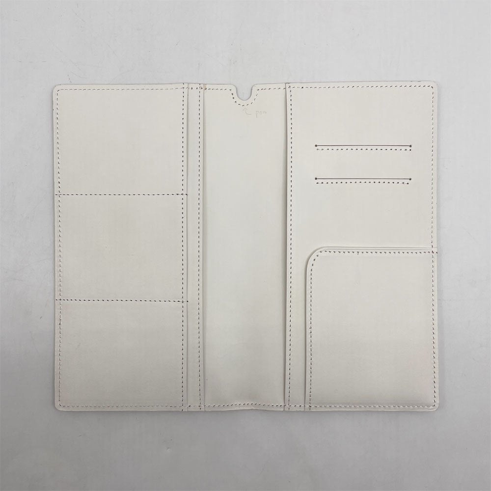 ほぼ日 x B JIRUSHI YOSHIDA PORTER WEEKS パスポートカバー PASSPORT COVER ホワイト 未使用品 ●