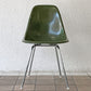 ハーマンミラー Herman Miller サイドシェルチェア ダイニングチェア 2nd FRP Hベース オリーブグリーンダーク イームズ ミッドセンチュリー ビンテージ 希少 B ◇