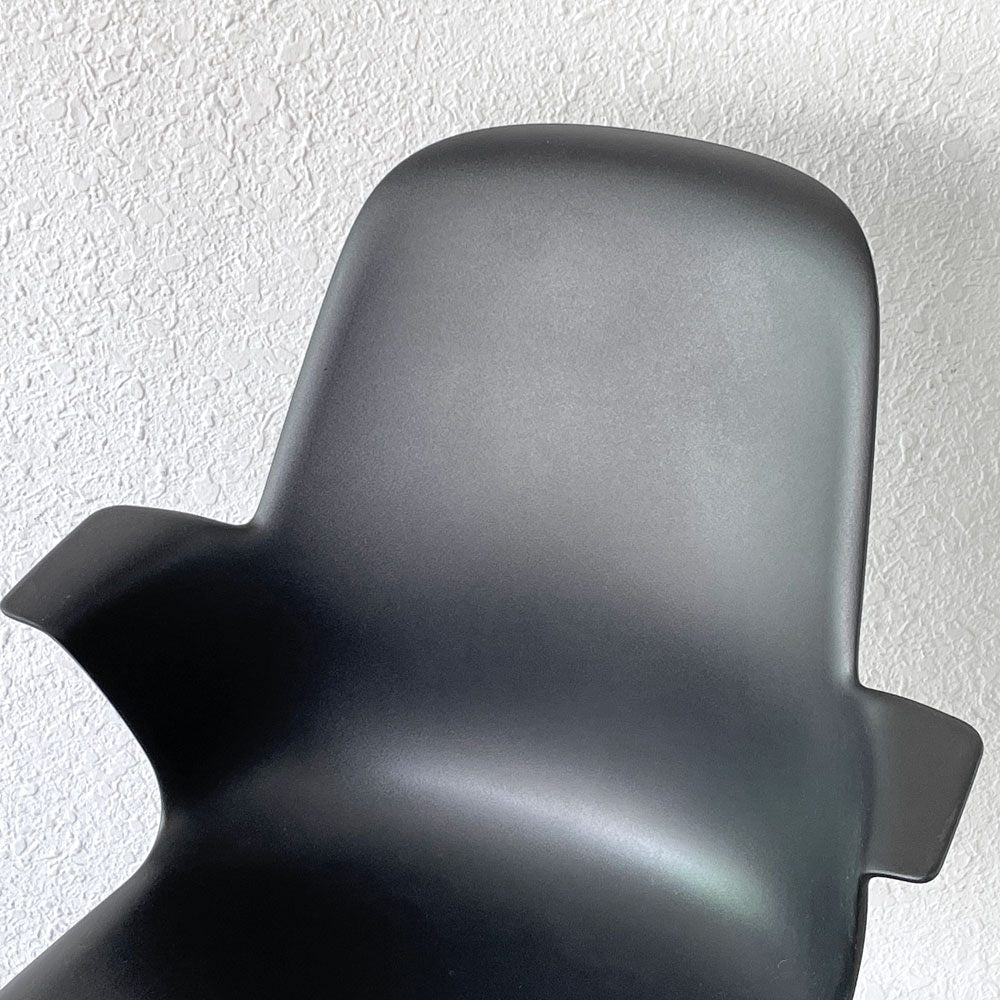 スチールケース Steelcase ノード Node ハイスツール 製図チェア キャスター ブラック ◇