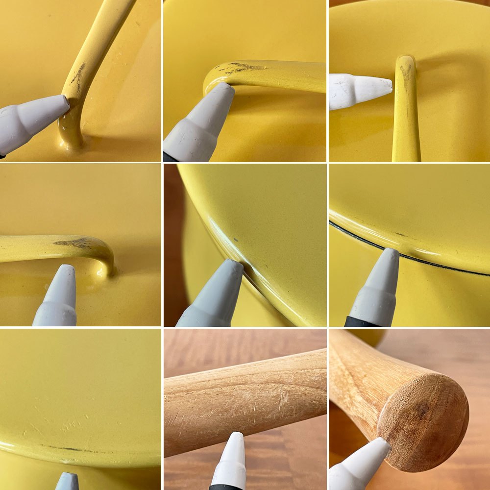 ダンスク DANSK コベンスタイル 片手鍋 𝜙18cm 蓋付 ホーロー イェンス・クイストゴー イエロー 廃番カラー 北欧 ◇