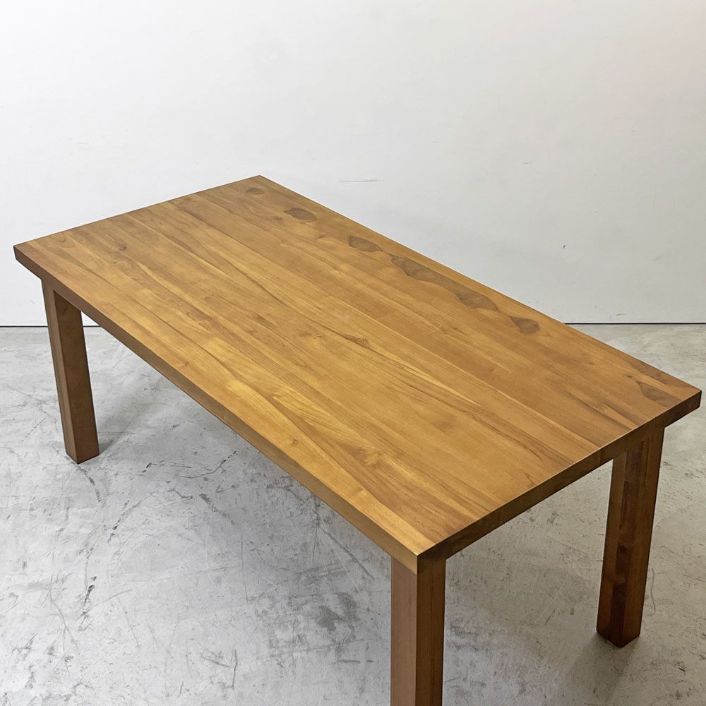 カジャ KAJA チスタ CHISTA オールドチーク チーク無垢材 古材 ダイニングテーブル W180cm インドネシア アジアン家具 ●