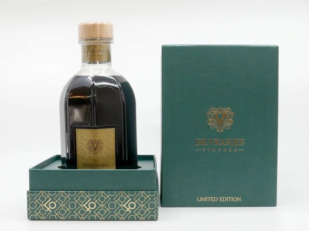 ドットール・ヴラニエス Dr. Vranjes ロッソ ノービレ ROSSO NOBILE ルームフレグランス 500ml 40周年記念 未使用品 スティック付き IDEE取扱い ●