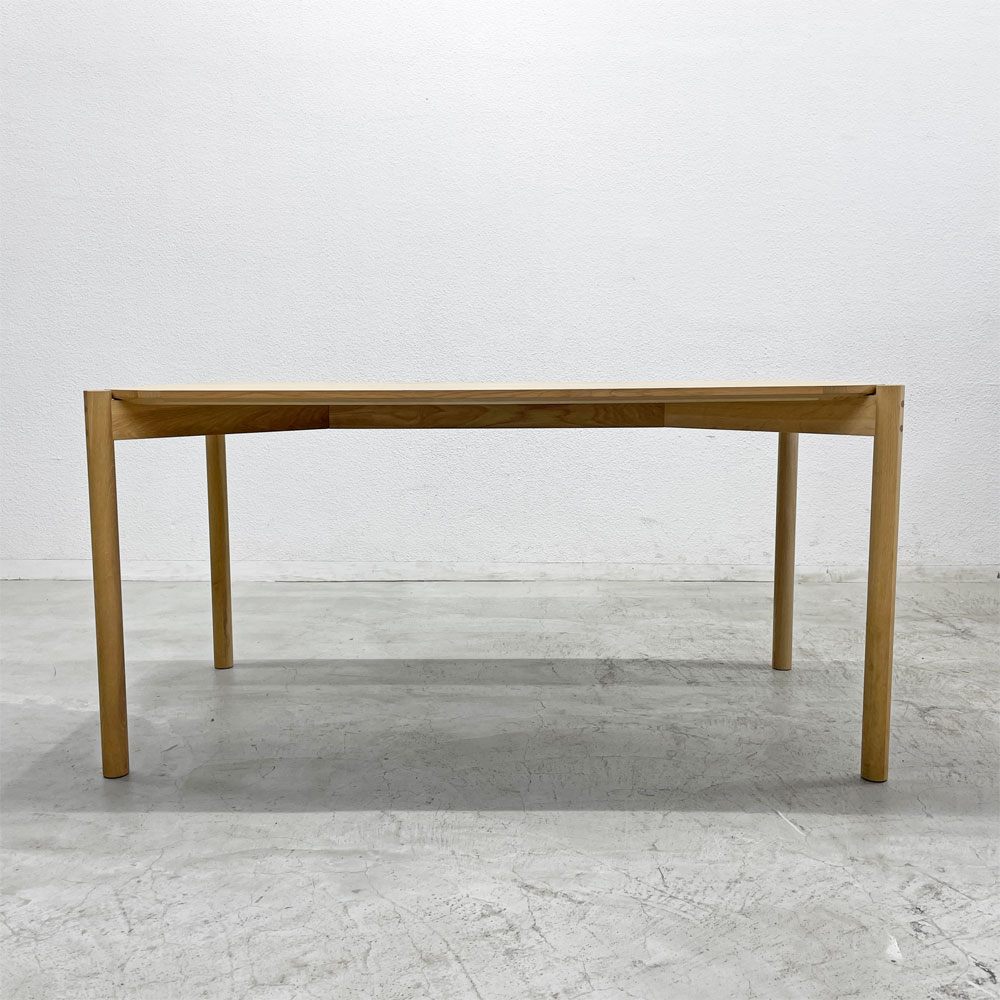 カリモクニュースタンダード Karimoku キャストール ダイニングテーブル CASTOR TABLE 150 国産ナラ材 ピュアオークカラー 定価145,200円 〓