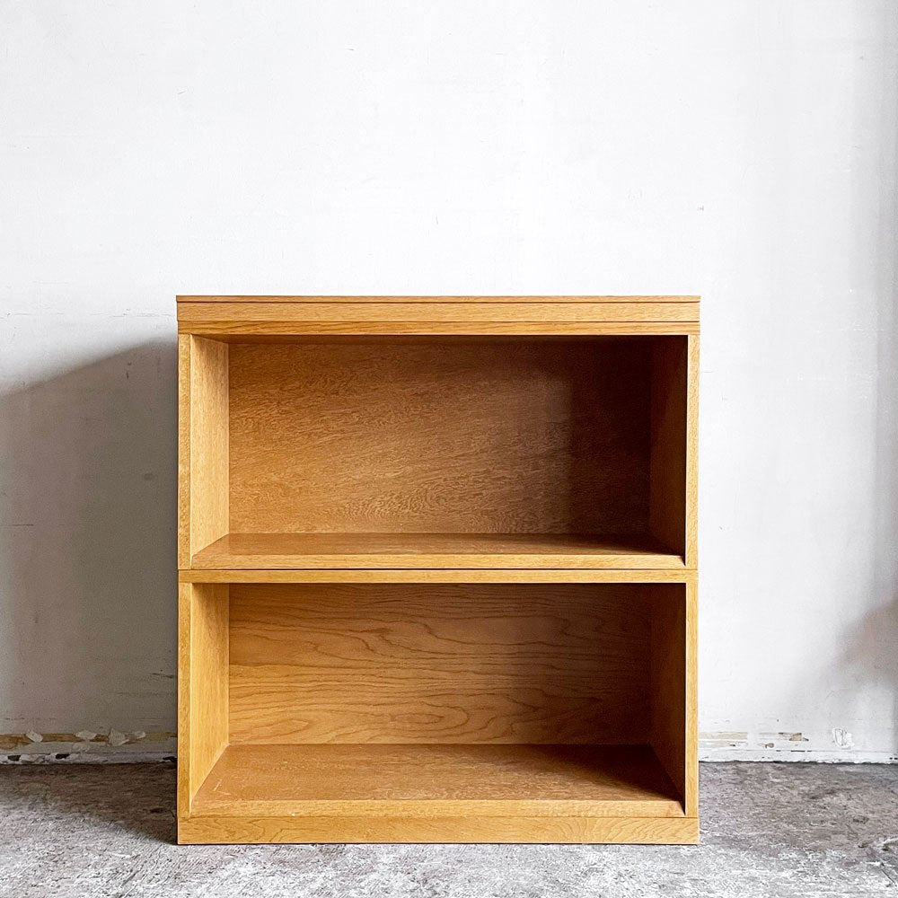 パシフィックファニチャーサービス P.F.S スタッキング ブックケース STACKING BOOK CASE Lサイズ 2段 + TOP&BASE オーク材 ■