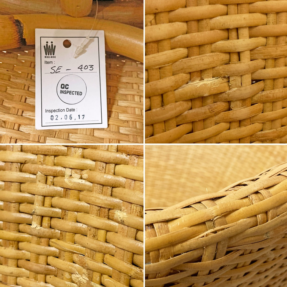 ワイスワイス WISE WISE SE-403-NT ソホノ SOHONO ラウンジチェア ナチュラル ラタン 藤 A ●