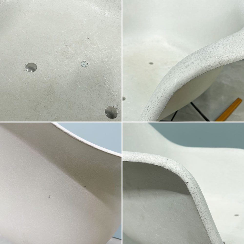 ハーマンミラー Herman Miller モダンファニチャーセールス アームシェルチェア FRP ロッカーベース イームズ ビンテージ ◎