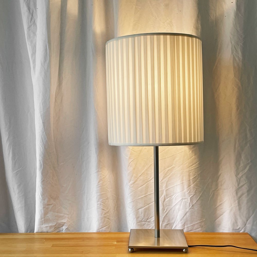 ワイスワイス WISE WISE プリーツ PLEATS KW-701 テーブルランプ Φ30cm デスクライト 卓上照明 高さ調整可能 定価￥47,250- ◇