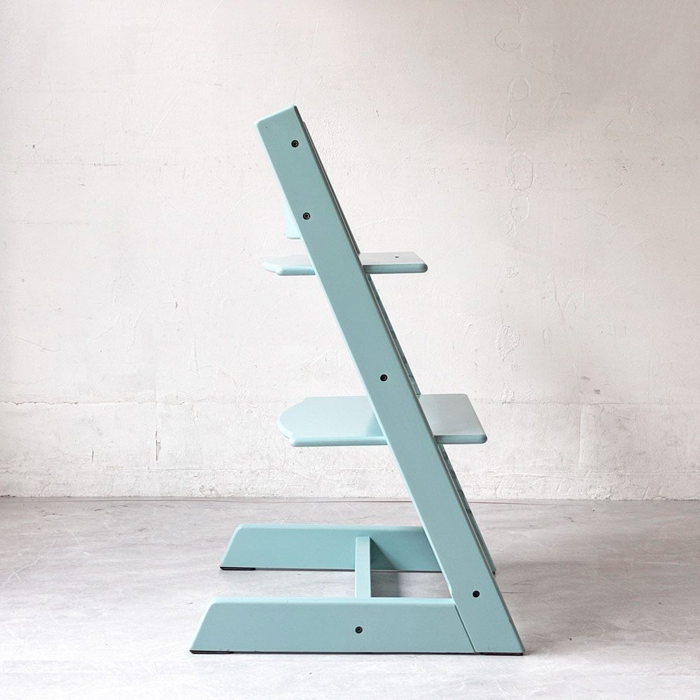 ストッケ STOKKE トリップトラップ TRIPP TRAPP ベビーチェア キッズチェア S/N6～ ノルウェー 北欧家具 アクアブルー ★