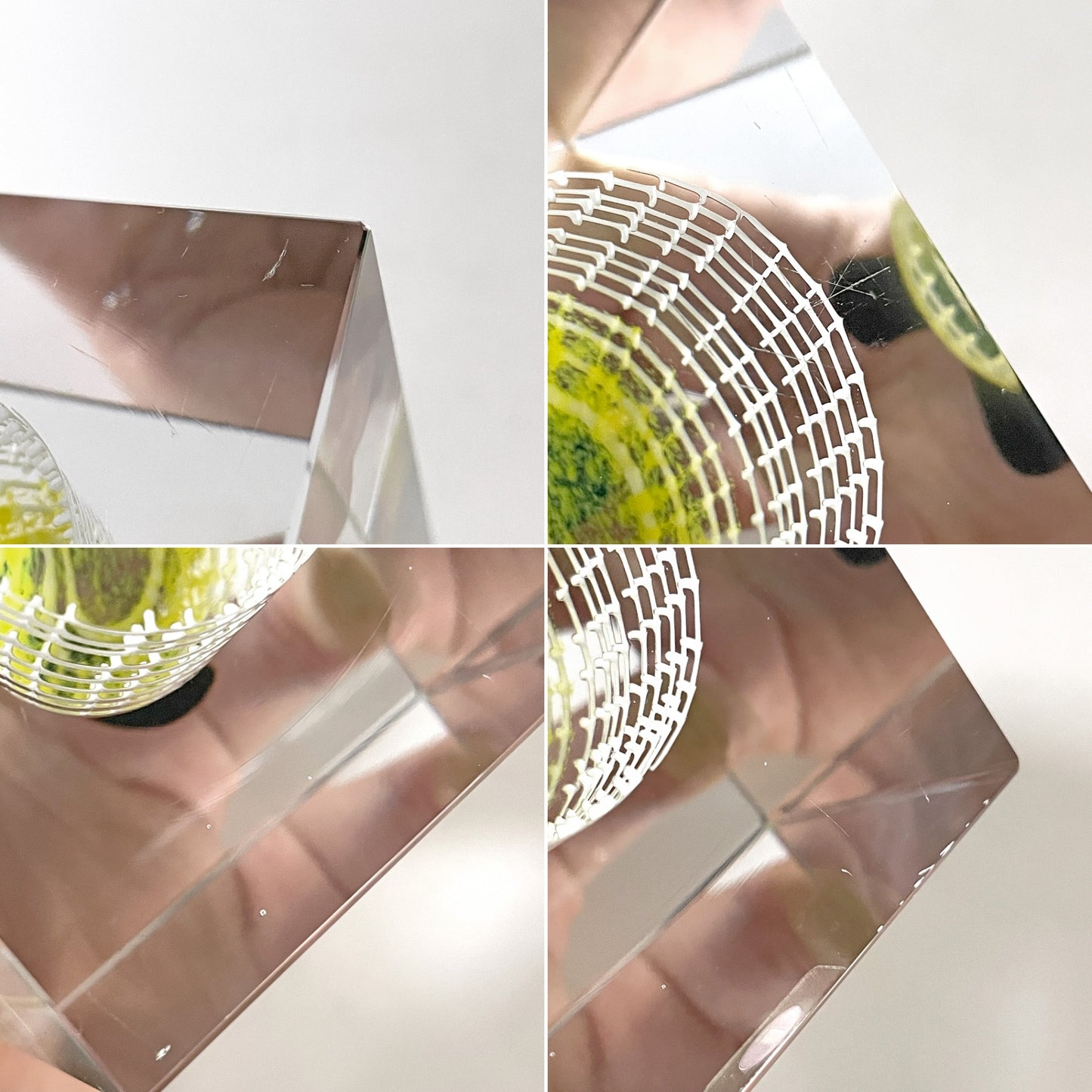 ヌータヤルヴィ Nuutajarvi イッタラ iittala アニュアルキューブ Annual Cube 1986 オイバ・トイッカ 1005/2000 北欧雑貨 ビンテージ 希少 ■
