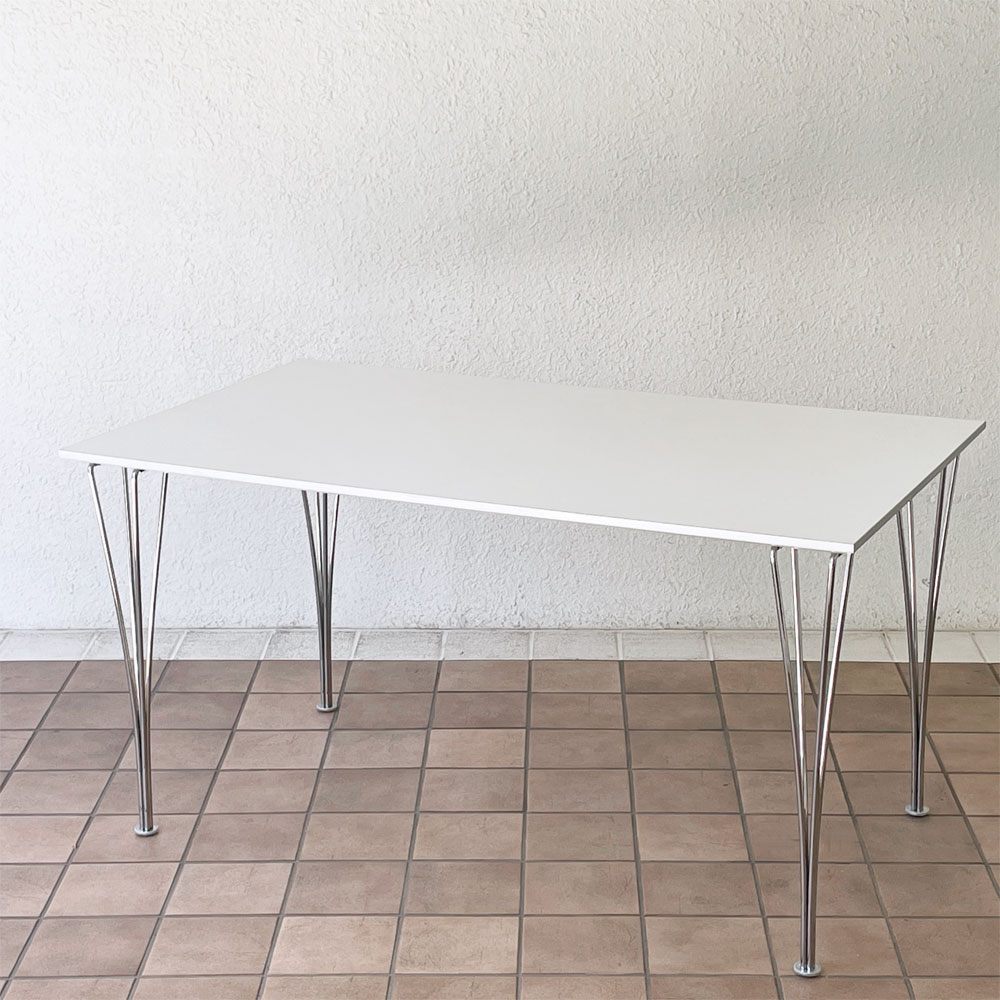 フリッツハンセン Fritz Hansen 長方形テーブル ダイニングテーブル B637 W140cm ラミネート天板 ピート・ハイン / アルネ・ヤコブセン / ブルーノ・マテソン ◇