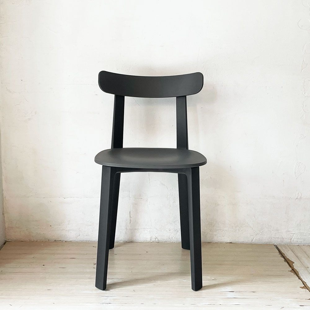 ヴィトラ Vitra APC オールプラスチック チェア All Plastic Chair ジャスパー モリソン Jasper Ｍorrison グラファイトグレー ① ★