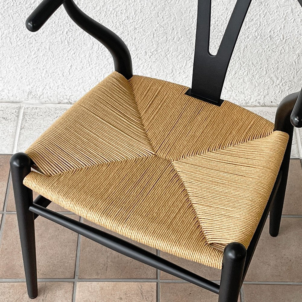 カールハンセン&サン Carl Hansen&Son Yチェア CH24 ハンス J. ウェグナー ビーチ材 ブラックラッカー 北欧家具 デンマーク  ◇