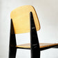 関家具 トーラスチェア Taurus Chair ダイニングチェア アッシュ材×スチール ブラックカラー インダストリアル A ★
