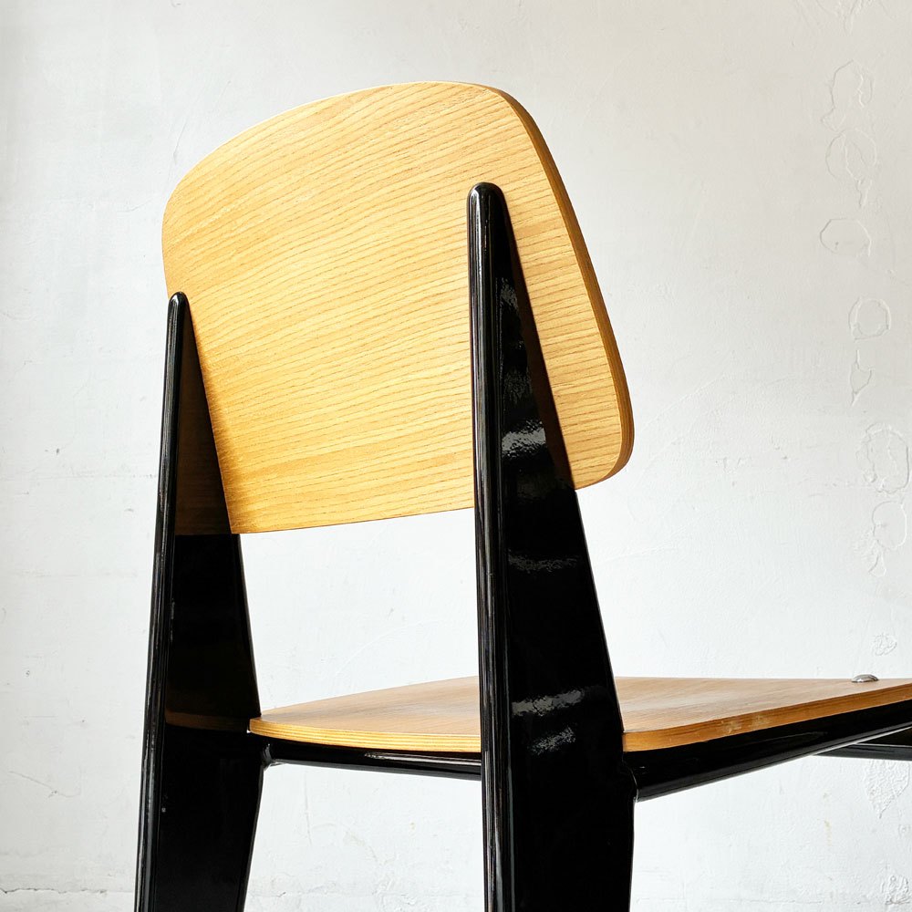 関家具 トーラスチェア Taurus Chair ダイニングチェア アッシュ材×スチール ブラックカラー インダストリアル A ★