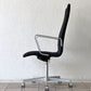 フリッツハンセン Fritz Hansen オックスフォード OXFORD チェア アームチェア ハイバック キャスター 昇降機能 ブラック アルネ・ヤコブセン 2008年製 ◇