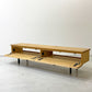 カーフ karf ノット Knot テレビボード TV board 180 Oak ローボード 180cm ホワイトオーク無垢材 ブラックスチール 定価￥203,500-●