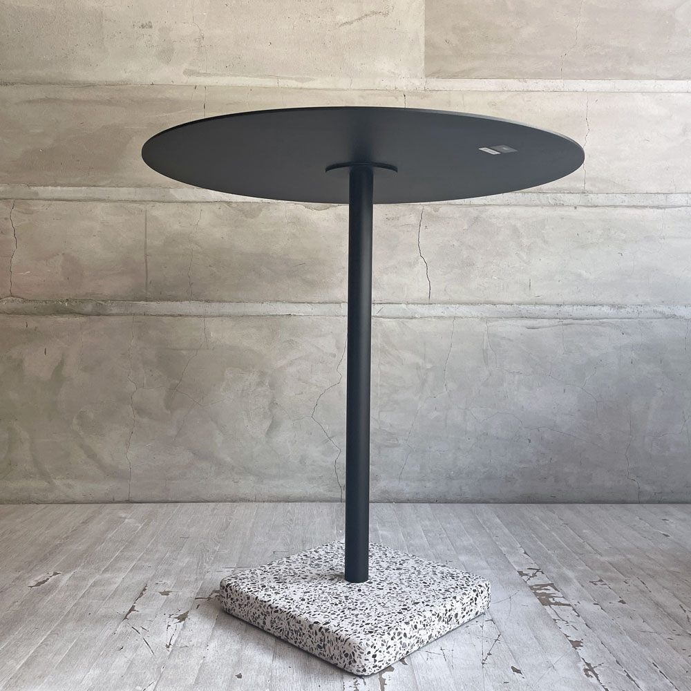 ヘイ HAY テラゾー TERRAZZO TABLE ラウンドテーブル カフェテーブル アンスラサイト 人工大理石 デンマーク 北欧家具 ♪